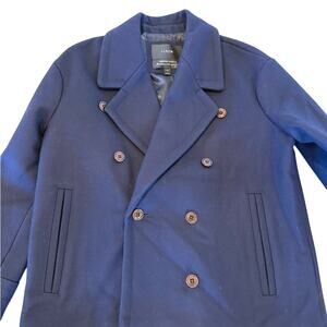 J. Crew Navy Double-Breasted Women’s Peacoat - Size 6